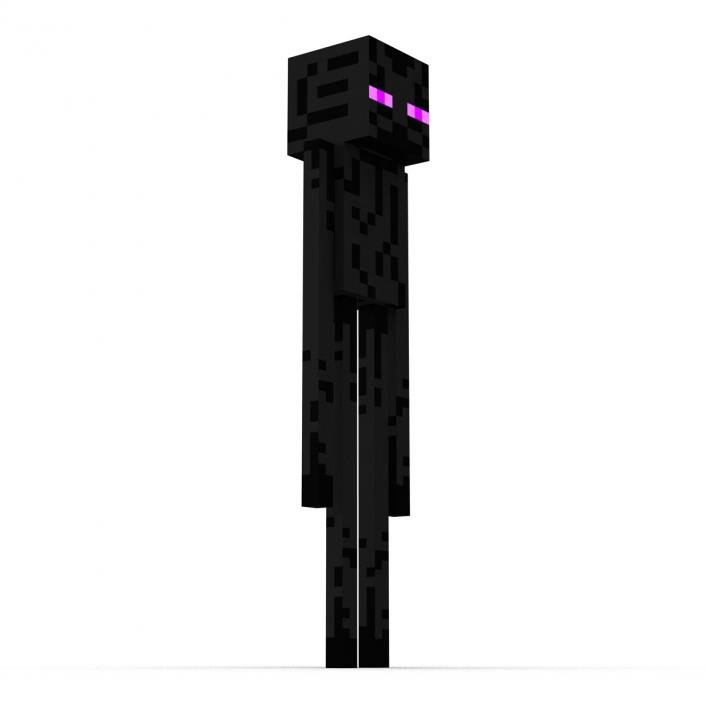 3D Minecraft EnderMan model