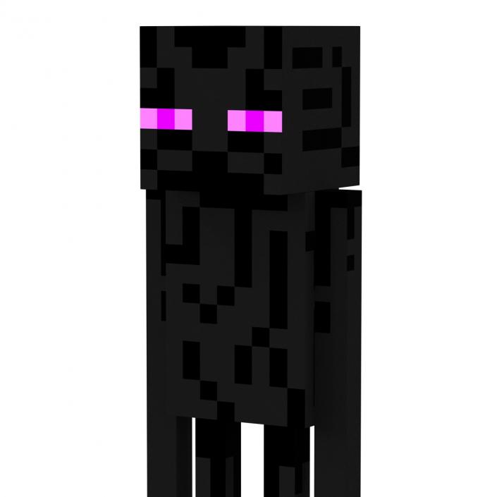 3D Minecraft EnderMan model