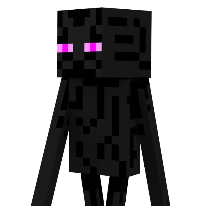 3D Minecraft EnderMan model