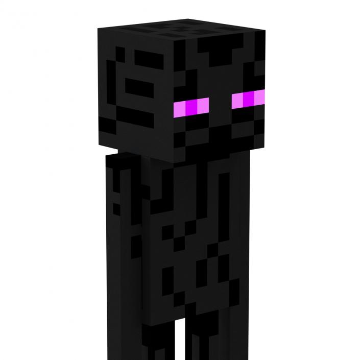 3D Minecraft EnderMan model