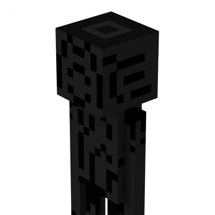 3D Minecraft EnderMan model