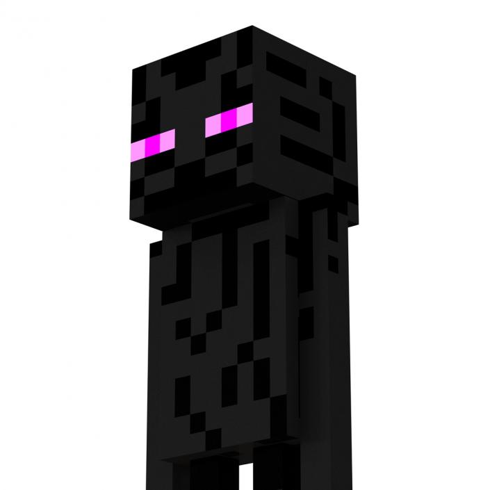 3D Minecraft EnderMan model