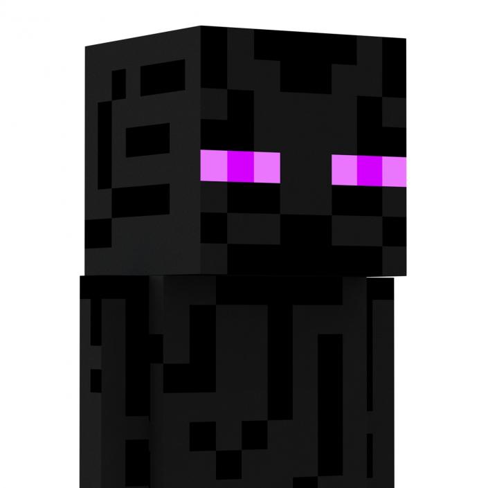 3D Minecraft EnderMan model