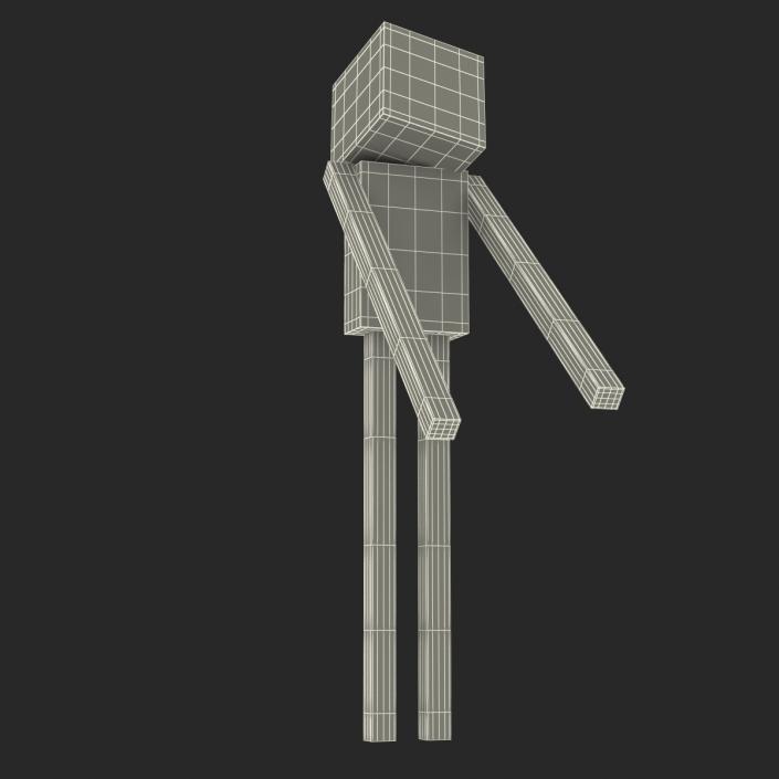 3D Minecraft EnderMan model