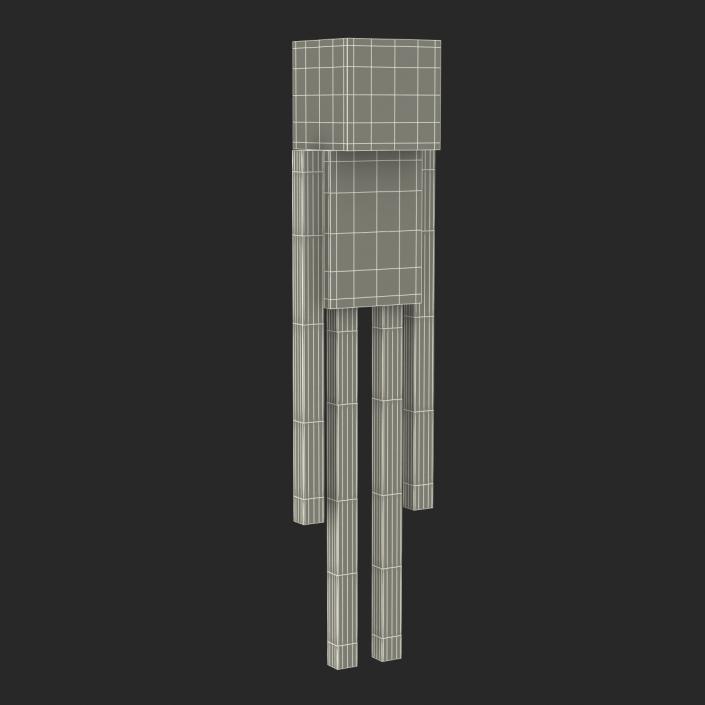 3D model Minecraft EnderMan Rigged