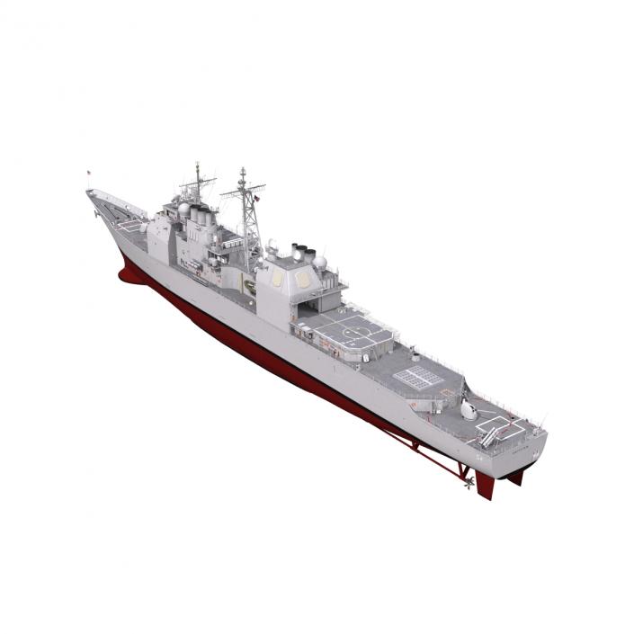 3D model Ticonderoga Class Cruiser Antietam CG-54