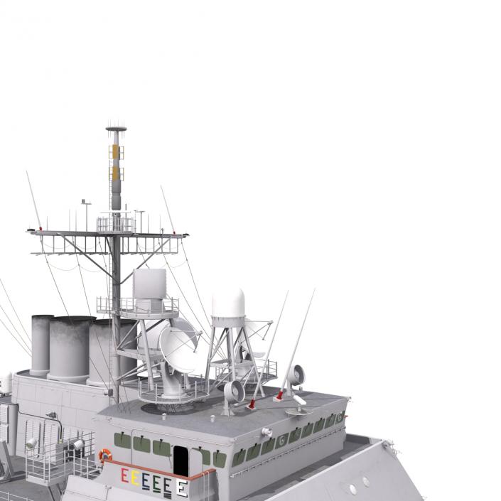 3D model Ticonderoga Class Cruiser Antietam CG-54