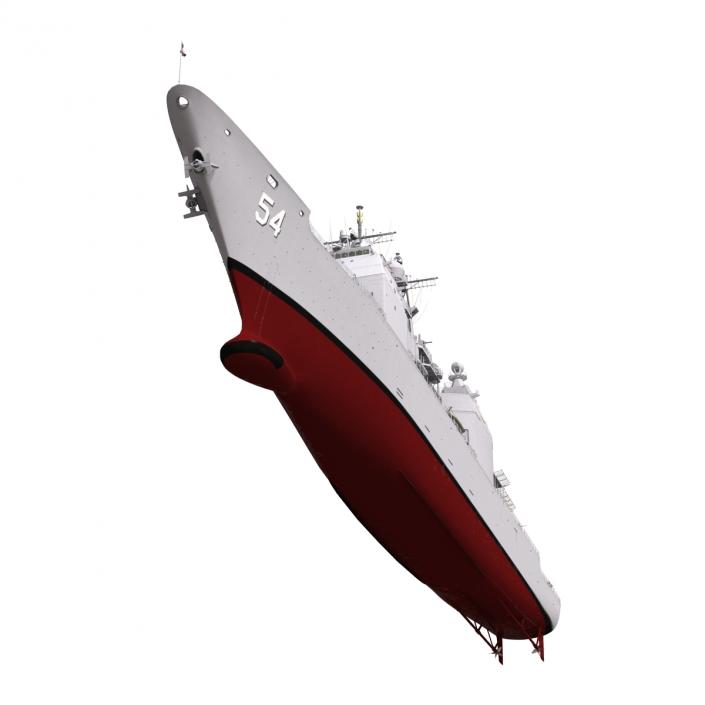 3D model Ticonderoga Class Cruiser Antietam CG-54