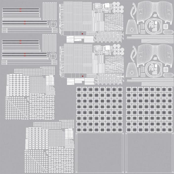 3D Ticonderoga Class Cruiser Bunker Hill CG-52 model