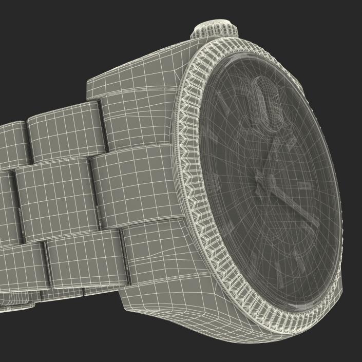 3D model Rolex Datejust White Gold 36mm