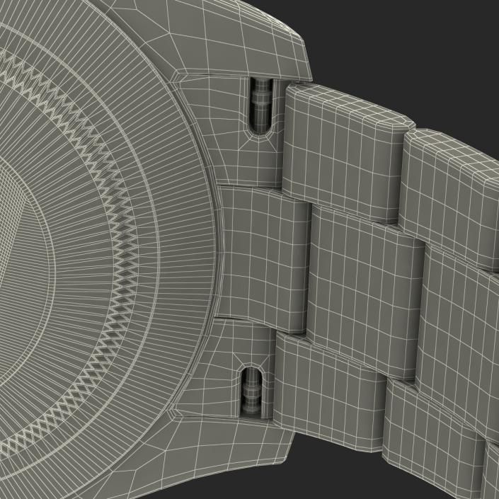 3D model Rolex Datejust White Gold 36mm