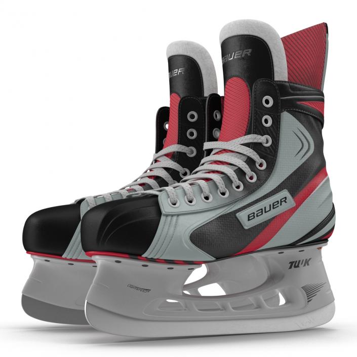 Hockey Skates Bauer 3D model