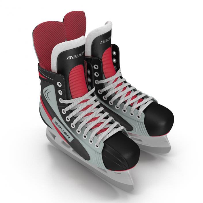 Hockey Skates Bauer 3D model