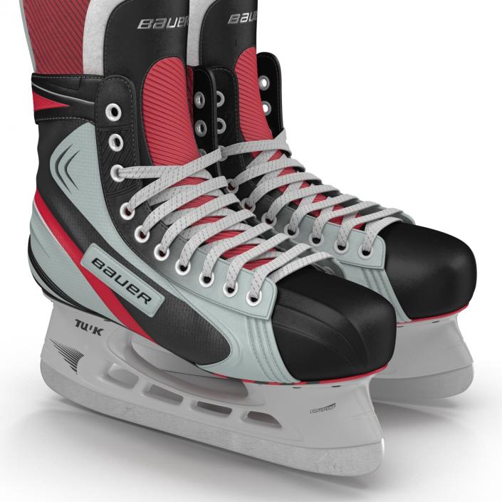 Hockey Skates Bauer 3D model