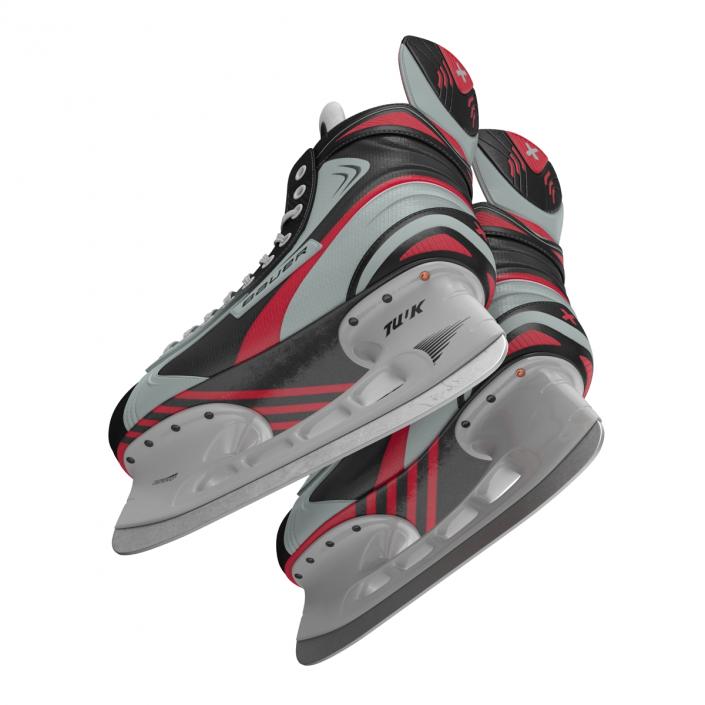 Hockey Skates Bauer 3D model