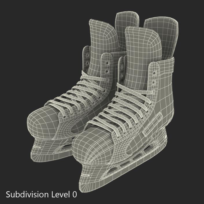 Hockey Skates Bauer 3D model