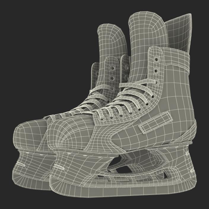 Hockey Skates Bauer 3D model