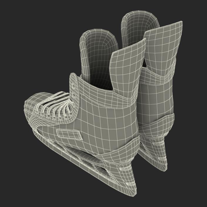 Hockey Skates Bauer 3D model