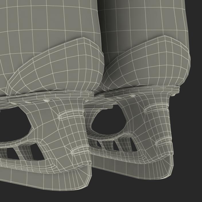 Hockey Skates Bauer 3D model