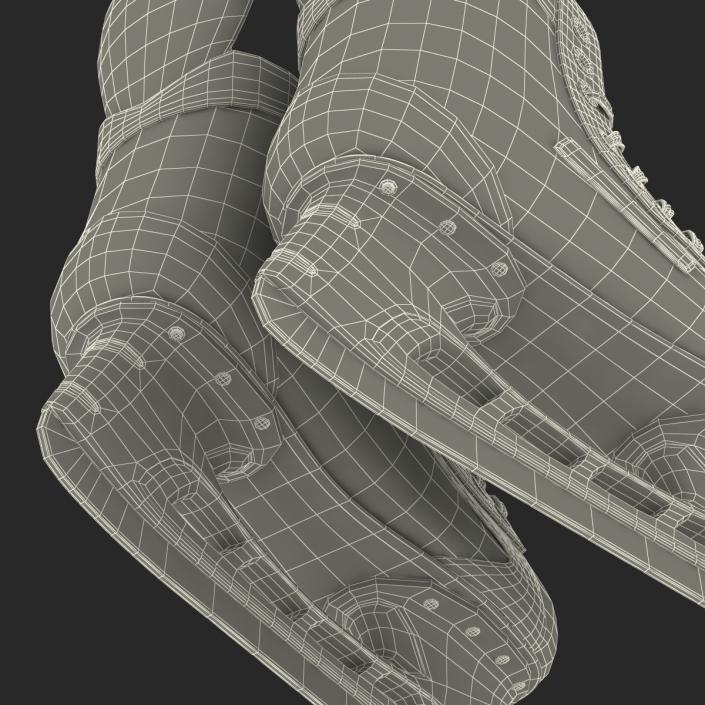 Hockey Skates Bauer 3D model