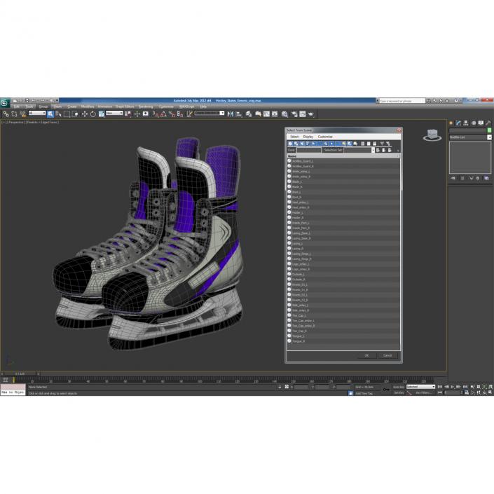 3D Hockey Skates Generic