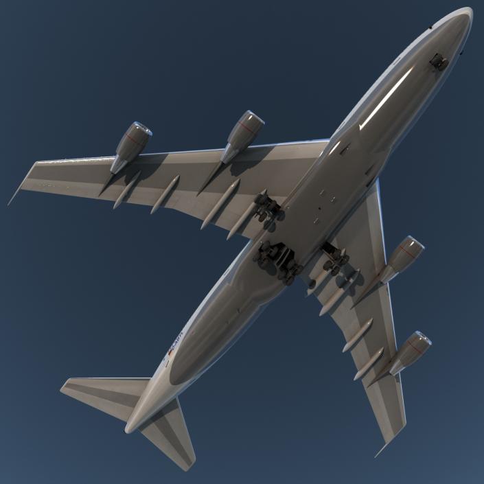 3D model Boeing 747-200B Lufthansa