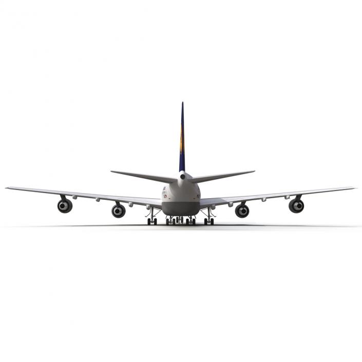 3D model Boeing 747-200B Lufthansa