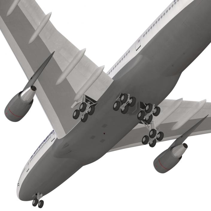 3D model Boeing 747-200B Lufthansa