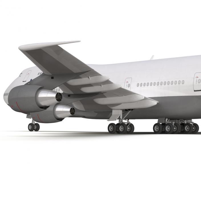 3D model Boeing 747-200B Lufthansa