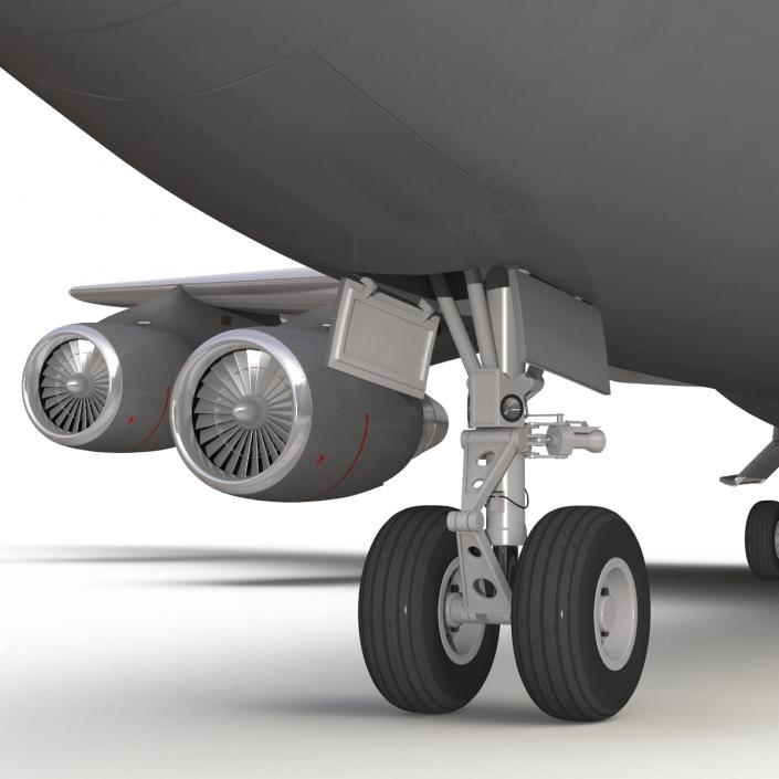 3D model Boeing 747-200B Lufthansa