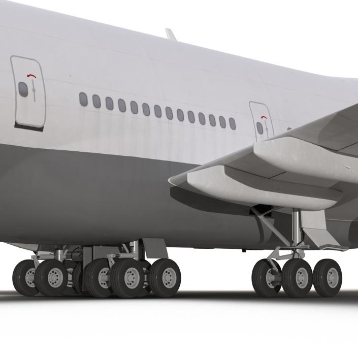 3D model Boeing 747-200B Lufthansa