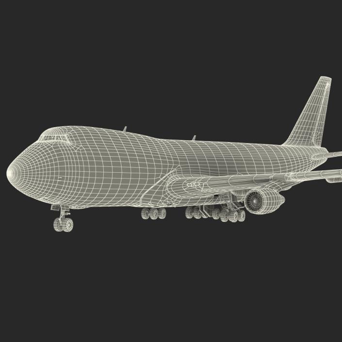 3D model Boeing 747-200B Lufthansa