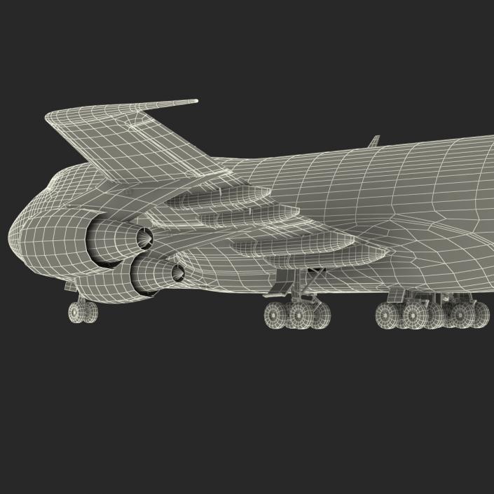 3D model Boeing 747-200B Lufthansa