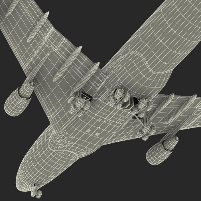 3D model Boeing 747-200B Lufthansa