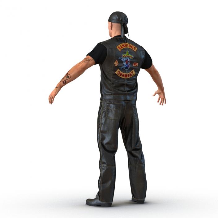 Biker Man 3D model