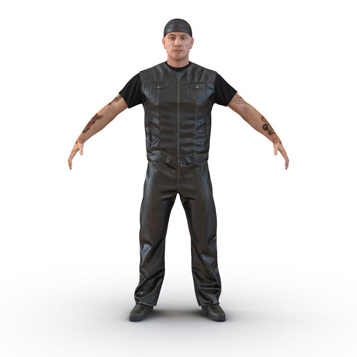 Biker Man Generic 3D