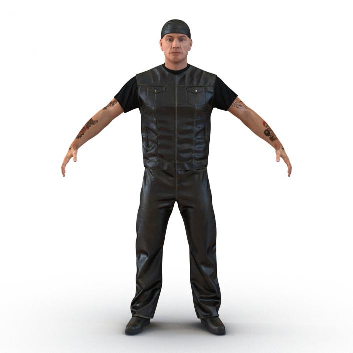 Biker Man Generic 3D