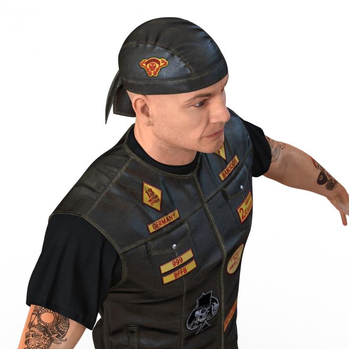 Biker Man 3D model