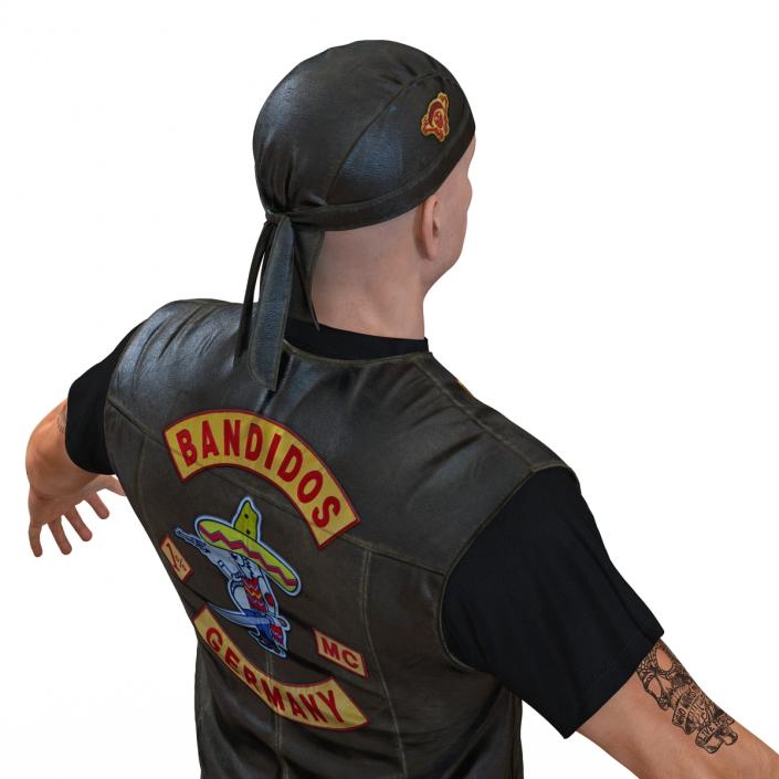 Biker Man 3D model