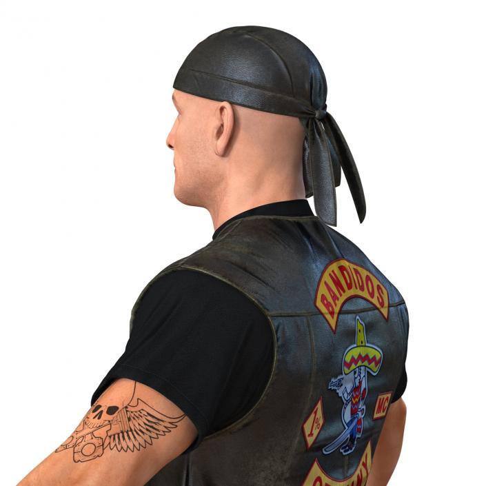 Biker Man 3D model