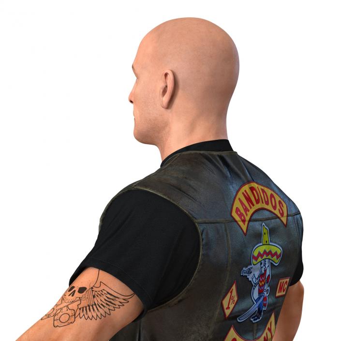 Biker Man 3D model