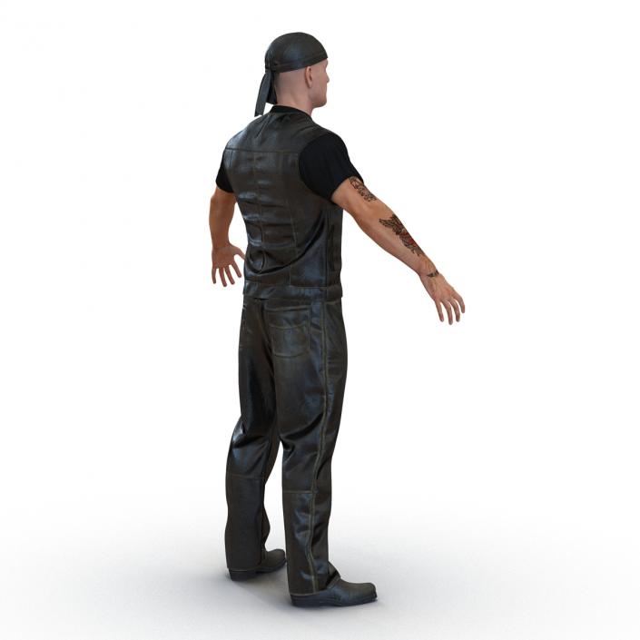 Biker Man Generic 3D