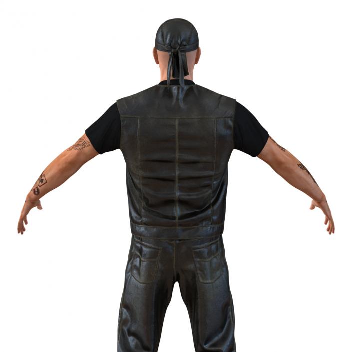 Biker Man Generic 3D