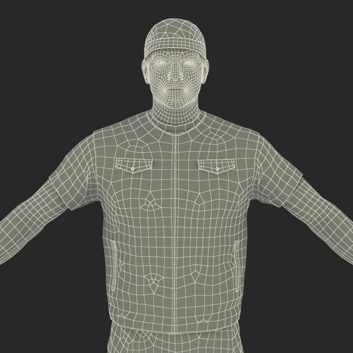 Biker Man 3D model