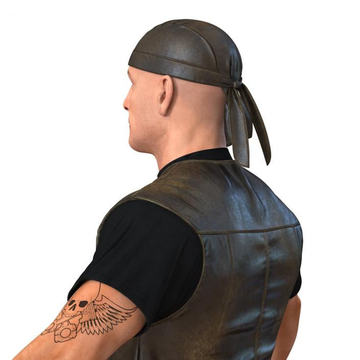 Biker Man Generic 2 3D model