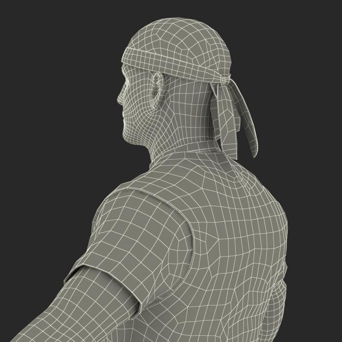 Biker Man 3D model