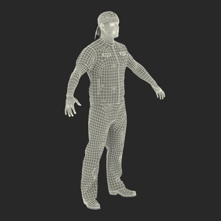 Biker Man Generic 3D