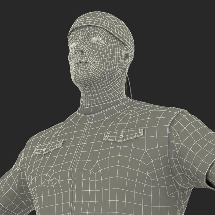 Biker Man Generic 2 3D model