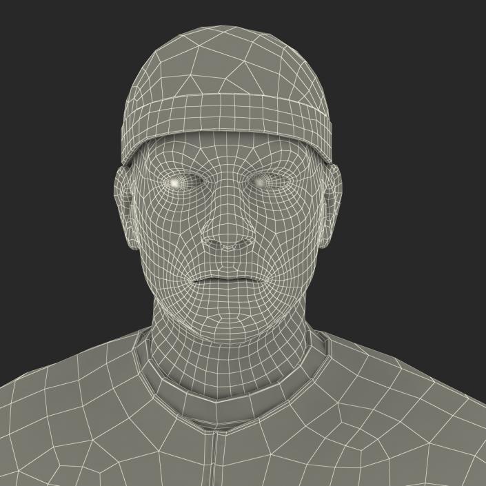 Biker Man Generic Rigged 3D model