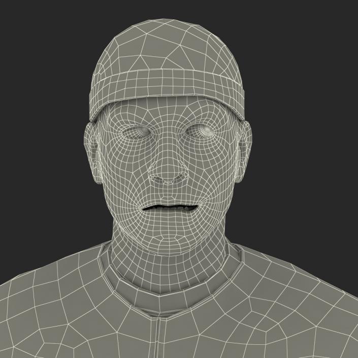 3D Biker Man Rigged 2 model